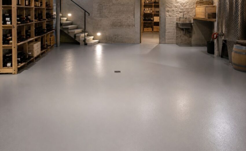 Pavimenti per cantine e locali interrati: gestire l’umidità con la resina