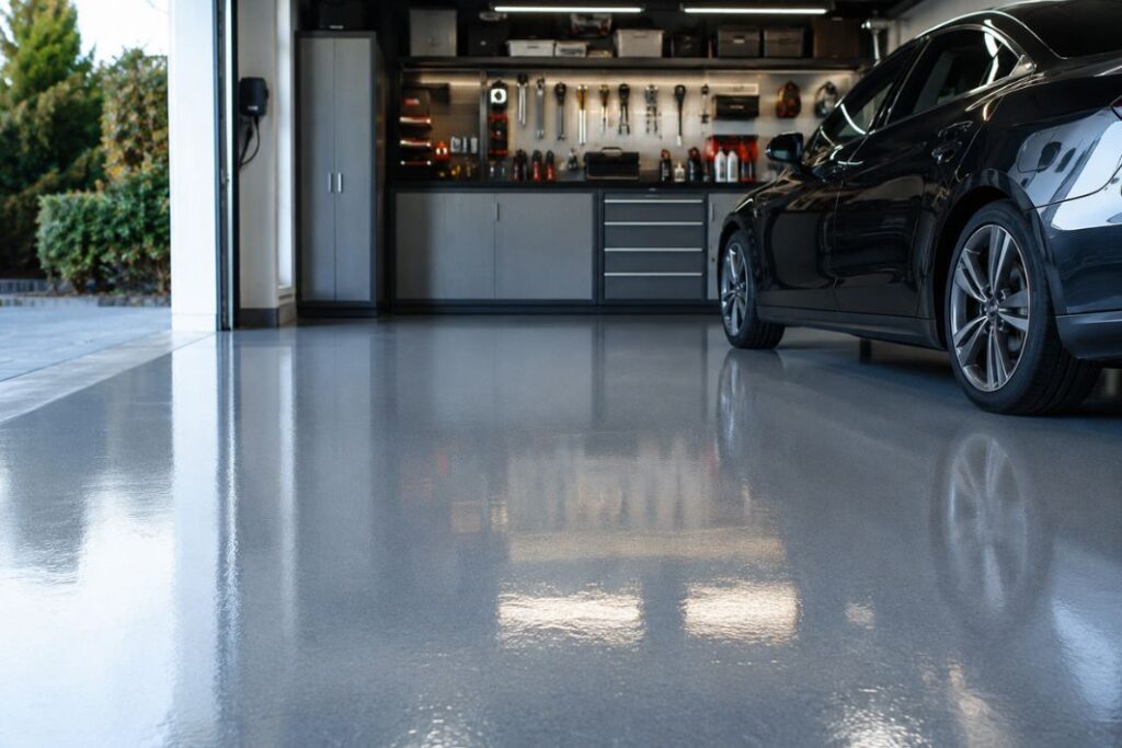 pavimenti in resina garage