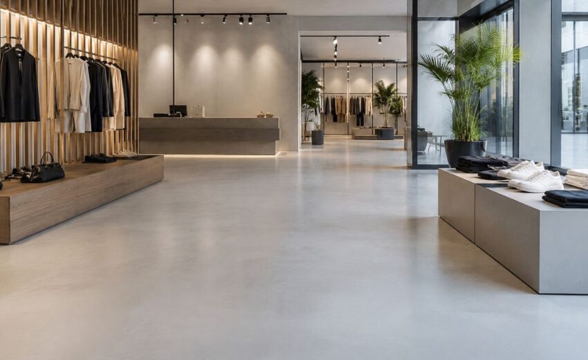 Pavimenti in resina per spazi commerciali: negozi, showroom e uffici