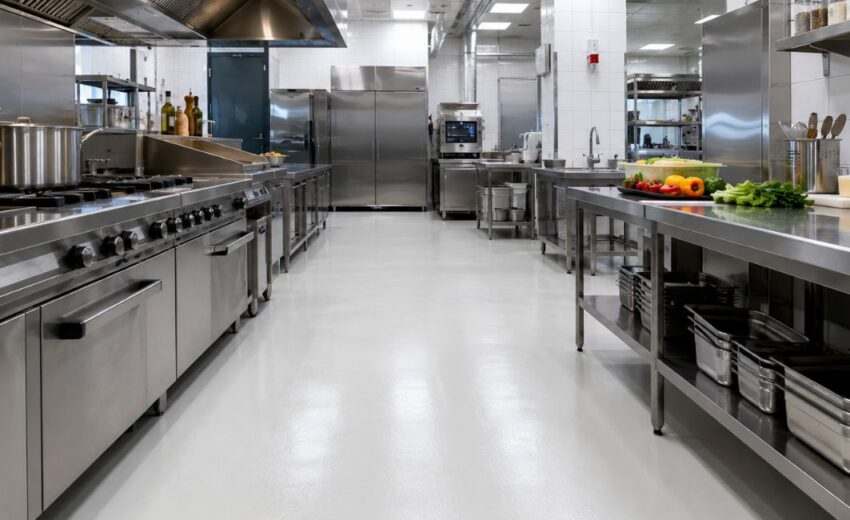 Pavimenti in resina per cucine professionali e ambienti della ristorazione