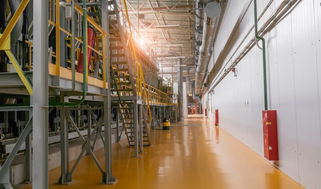 pavimenti in resina per ambienti industriali